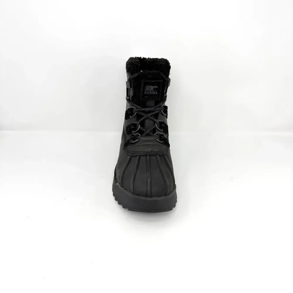 Sorel Scout 87' Lux WP Men's Winter Boots Black Leather Size 8 New